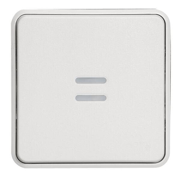 Legrand Legrand 070732 Wipptaster beleuchtet 1-polig Feuchtraum modular Plexo55 artic