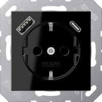 Jung SCHUKO Steckdose mit USB Typ AC A1520-15CASW
