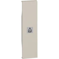 BTicino KM01PN LivingNow 1M Tasten- abdeckung mit Symbol Heizung Sand