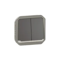 Legrand 069806L Plexo New Einsatz Doppelwechselsch 10AX/Taster bel 10A SL