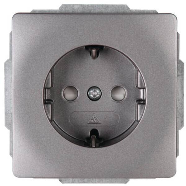 Kopp Kopp 924043082 Schuko-Steckdose 1-fach mit KiSi 16A 250V VENEDIG platin