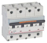 Legrand 409854 DX3 LS-Schalter D 100A 4-polig 25kA 400VAC 6TE