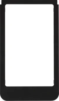 Berker Designrahmen schwarz/glänzend rund 13202145
