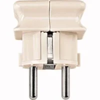 Merten SCHUKO-Stecker weiß 16A AC 250V bruchs. 120927