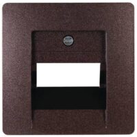 Kopp 326126188 UAE-Abdeckung M2,5x12mm Paris palisander-braun