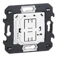 BTicino K4574CW LivingNow 2M Wandsender with Netatmo für Abruf von 2 Szenen