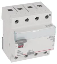 Legrand 411809 TX3 Fi-Schalter 80A 4-polig 500mA Typ A-S 400VAC 4TE