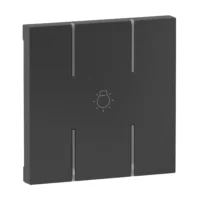 Legrand 765916 Seano 2-modulige Tastenabdeckung MyHome mit Symbol "Licht"
