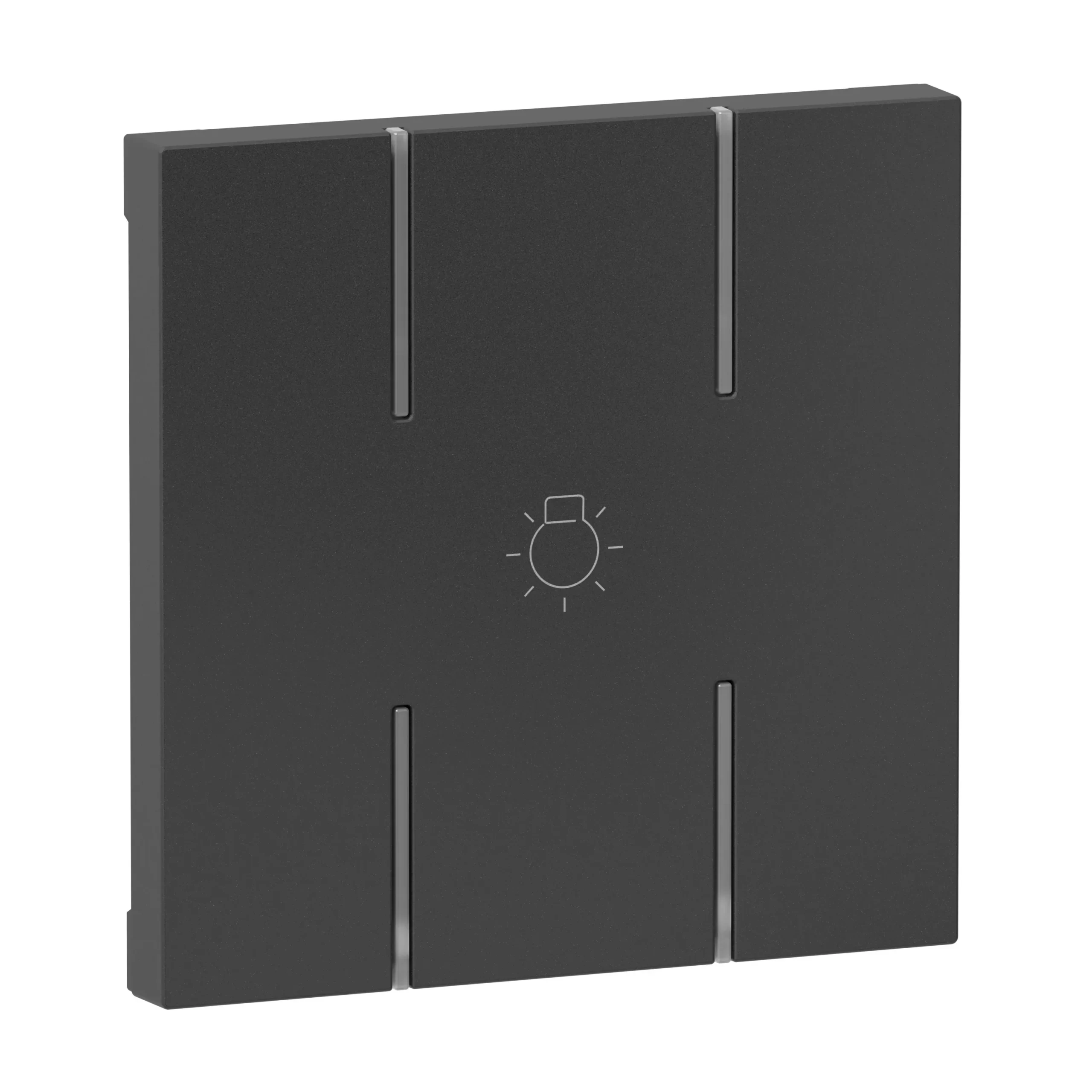 Legrand 765916 Seano 2-modulige Tastenabdeckung MyHome mit Symbol "Licht"