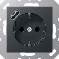 Jung SCHUKO Steckdose mit USB Typ A A1520-18AANM
