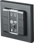 Homematic IP Wired Smart Home Wandtaster HmIPW-WRC6-A, 6-fach, mit LEDs, anthrazit