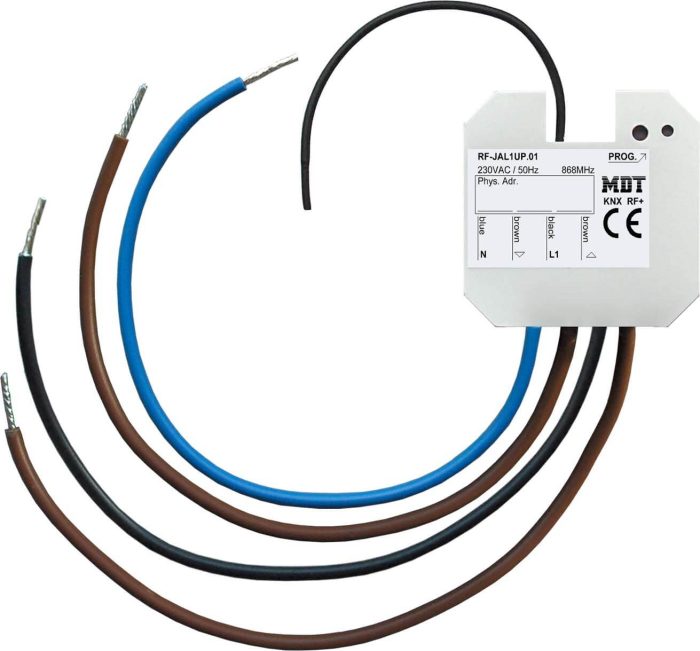 MDT Technologies KNX RF+ Funk Jalousieaktor 1-fach, Unterputz, RF-JAL1UP.01 – Bild 1