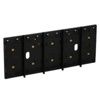 BTicino KG8104P1 LivingNow 5M Rahmen mit Busleitung f.4-modulige Dose Black