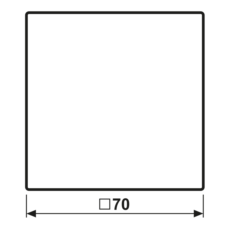 Jung Jung Wippe Symbol TÜR sw für Taster LS 990 T SW