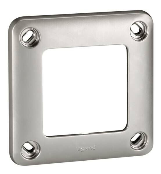 Legrand Legrand 077851 Rahmen 1-fach Soliroc IP55 IK10 grau
