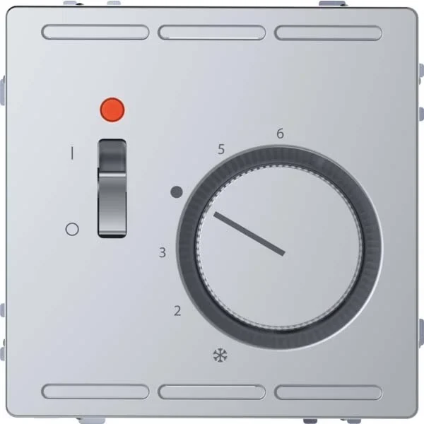 Merten Merten RT-Rregler edelstahl 230V Schalter+ZPL MEG5760-6036