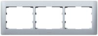 Legrand 771303 Rahmen 3-fach waagerecht Galea soft Aluminium