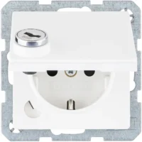 Berker SCHUKO-Steckdose polarweiß matt 41636089