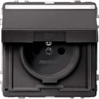 Merten Steckdose anth Schuko.stift Klappd. MEG2612-7214