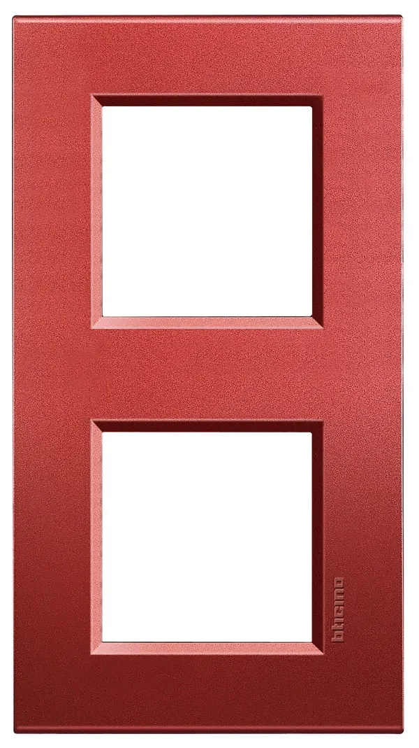 BTicino LNA4802M2RK LivingLight Abdeckrahmen 2-fach 2+2M Brick