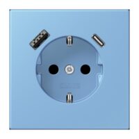 Jung LC1520-15CA256 SCHUKO-Steckdose mit USB Typ AC LC4320N
