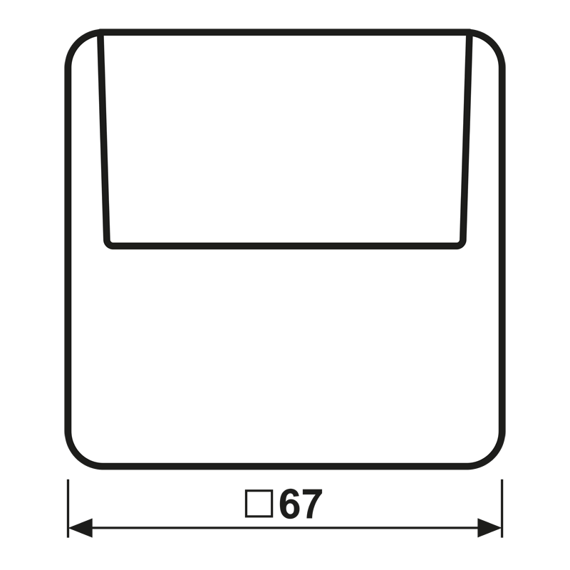 Jung Jung Hotelcard-Schalter pla ohne Taster-Einsatz CD 590 CARD PT-L