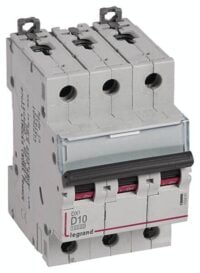 Legrand 409497 DX3 LS-Schalter D 10A 3-polig 10kA 400VAC 3TE