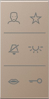 Jung Design-Cover Video Symbole bruchs SI V6 A DC CH