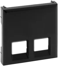 Legrand 864543 Abdeckung 2-fach RJ11/RJ45 Niloe Step schwarz