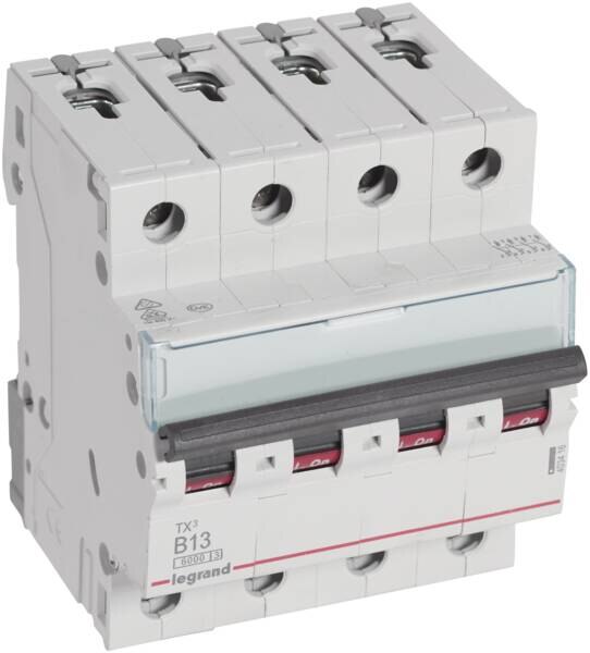 Legrand Legrand 403416 TX3 LS-Schalter B 13A 4-polig 6kA 400VAC 4TE