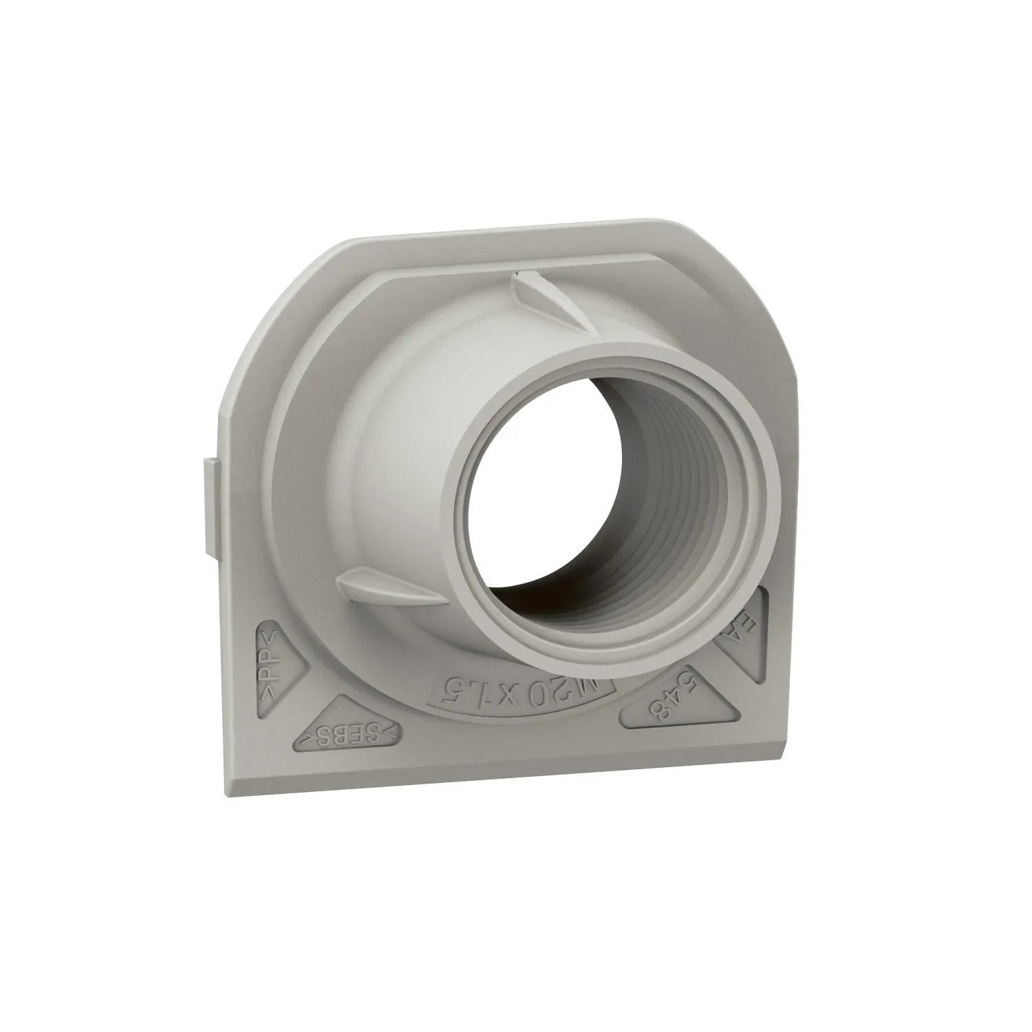 Legrand Legrand 069660L Plexo New 1-fach Kabeleinführung ISO 20 in der Grau