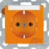 Berker SCHUKO-Steckdose mit Beschriftungsfeld 47508914