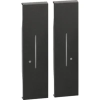 BTicino KG36M2 LivingNow Tastenabdeckung f.2-fach-Wandsender with Netatmo Black