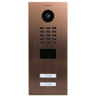 DoorBird D2102V IP Video Türsprechanlage – Bronze-Optik (PVD)