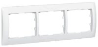 Legrand 771003 Rahmen 3-fach waagerecht Galea ultraweiß