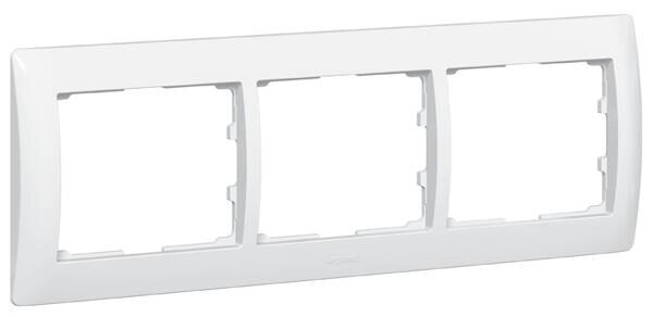 Legrand Legrand 771003 Rahmen 3-fach waagerecht Galea ultraweiß