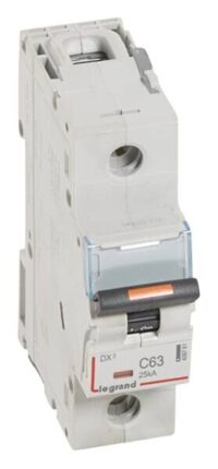 Legrand 409761 DX3 LS-Schalter C 63A 1-polig 25kA 230/400VAC 1,5TE