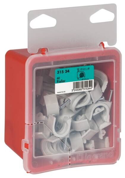 Legrand Legrand 031534 Nagelschelle 19mm grau