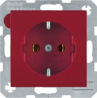 Berker SCHUKO-Steckdose rt/gl 47438912