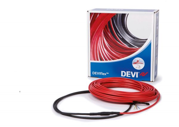 DEVI Heizband rohrbegleitend 10W/m 230V DEVIIflex 10T 10m rt 65°C 2adrig Ø7mm
