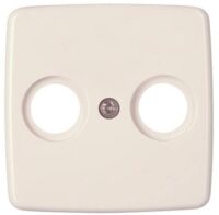 Kopp 339301188 AbdeckungAntStd.2-fach RIVO creme