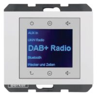 Berker 29847009 Radio Touch Unterputz DAB+K.x polarweiss glänzend