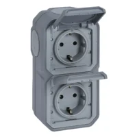 Legrand 069744L Plexo New FRAP 2-fach vorverdrah SSDO vertikal Steckklemme EB IP44