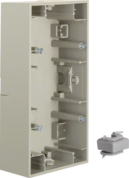 Berker Berker AP-Gehäuse 2-fach Edelstahl lackiert 10527004