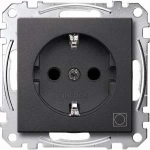 Merten SCHUKO-Steckdose anthrazit Kennz Trockner MEG2351-0414