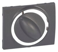 Legrand 771257 Abdeckung Dreh- und Zeitschalter Galea dark bronze