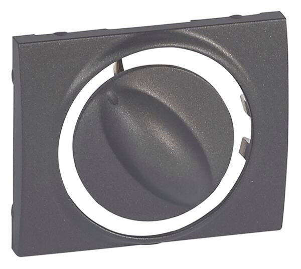 Legrand Legrand 771257 Abdeckung Dreh- und Zeitschalter Galea dark bronze