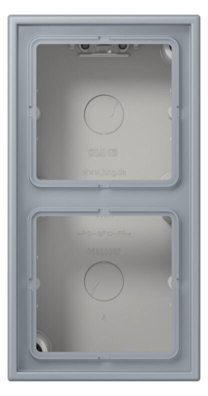 Jung Jung LC 582 A 257 AP-Kappe 2-fach Duroplast lackiert Serie LS gris clair 59 (4320O)