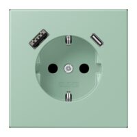 Jung LC1520-15CA217 SCHUKO-Steckdose mit USB Typ AC LC32041