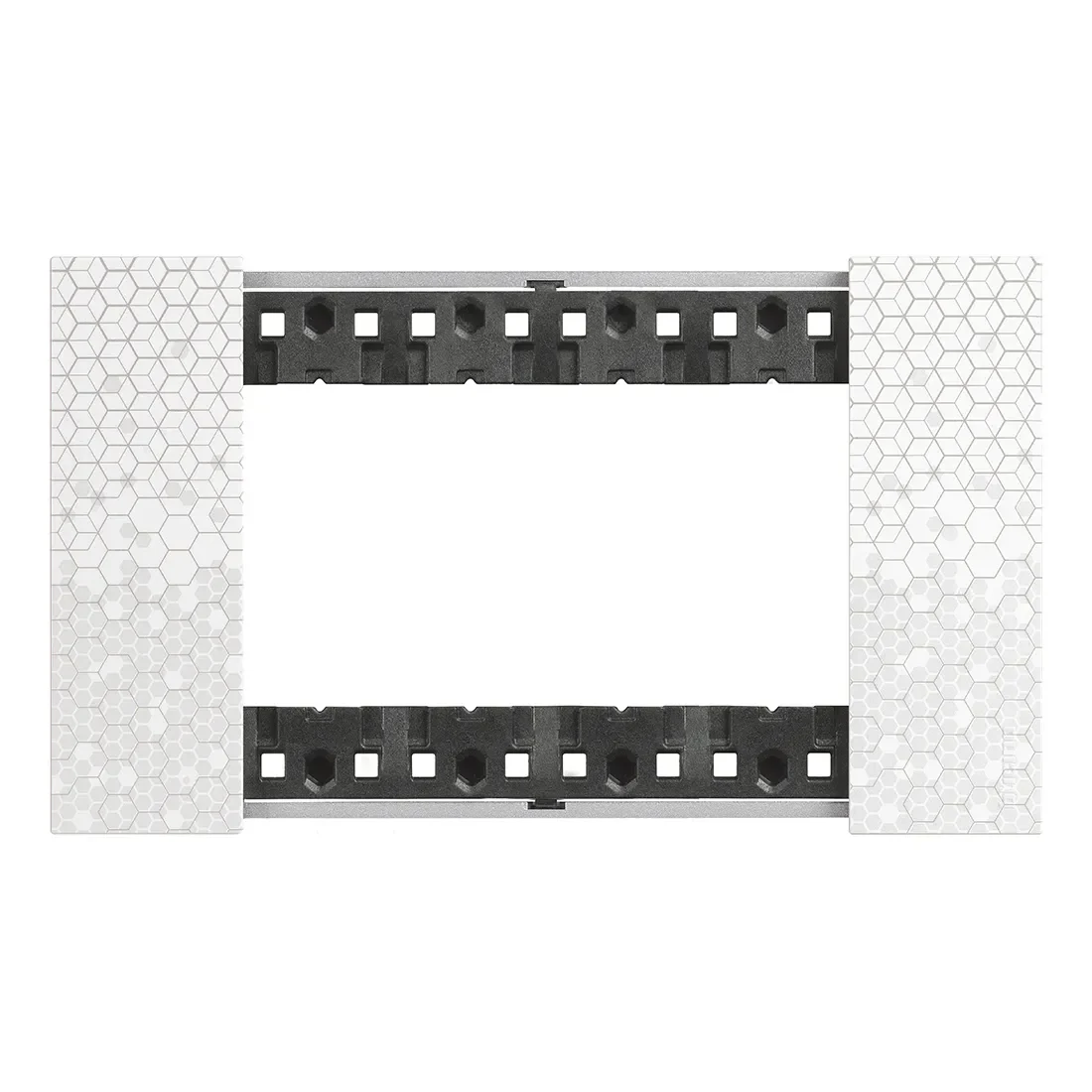 Legrand BTicino KA4804MW LivingNow Abdeckrahmen 4-modulig in der Farbausführung Pixel